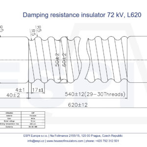 ESP damping resistance insulator_ESPI_ESP insulator